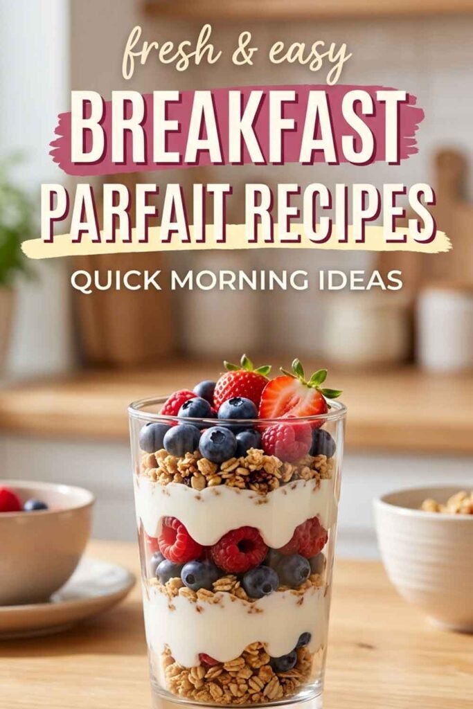 Easy Breakfast Parfait Recipes