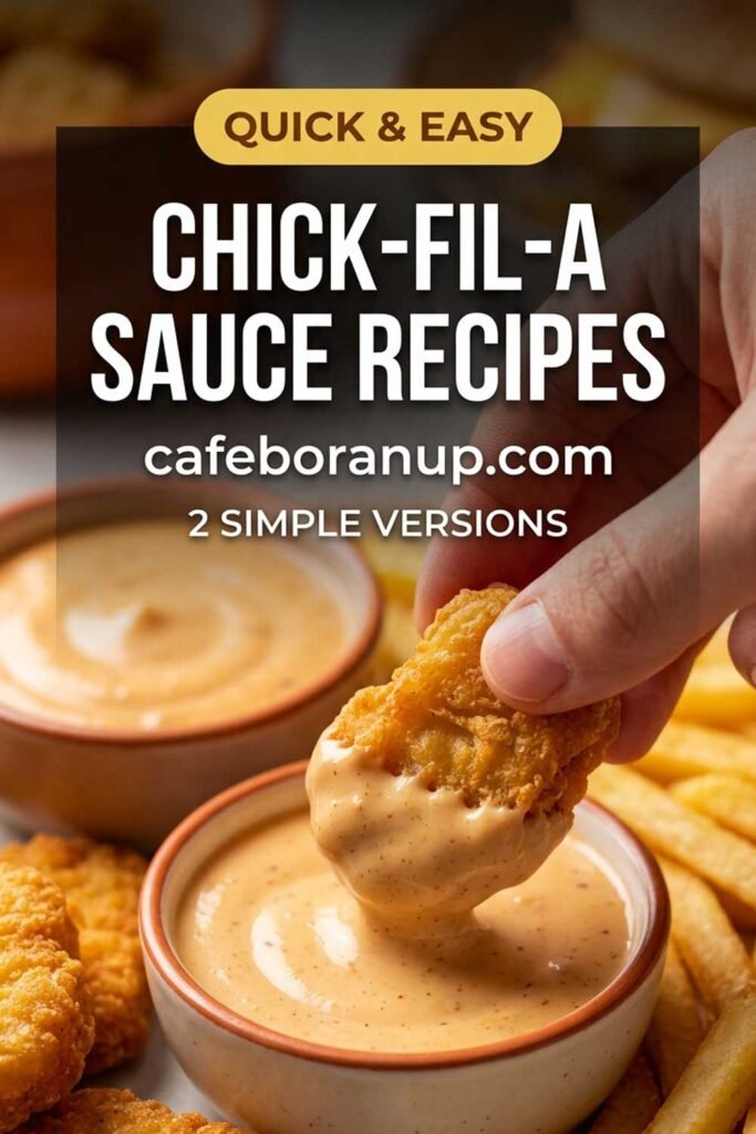 2 Chick-Fil-A Sauce Recipes