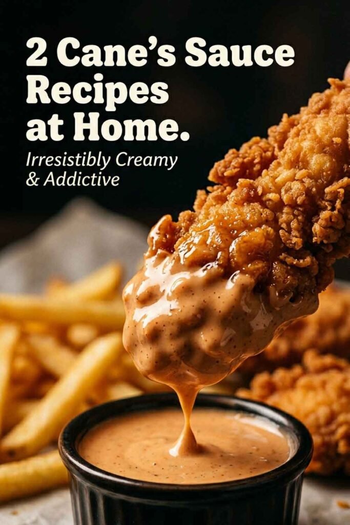 Cane’s Sauce Recipes at Home