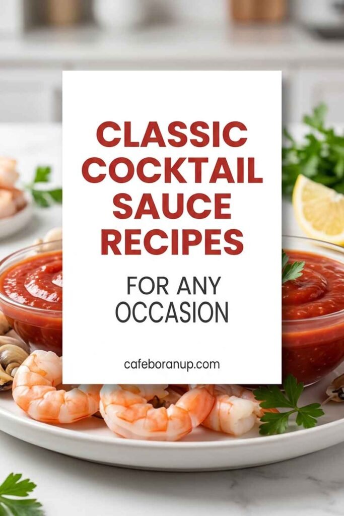 Classic Cocktail Sauce Recipes