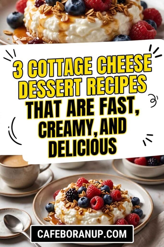 Cottage Cheese Dessert Recipe