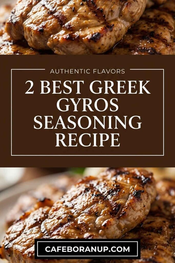 Best Greek Gyros Seasoning Recipe