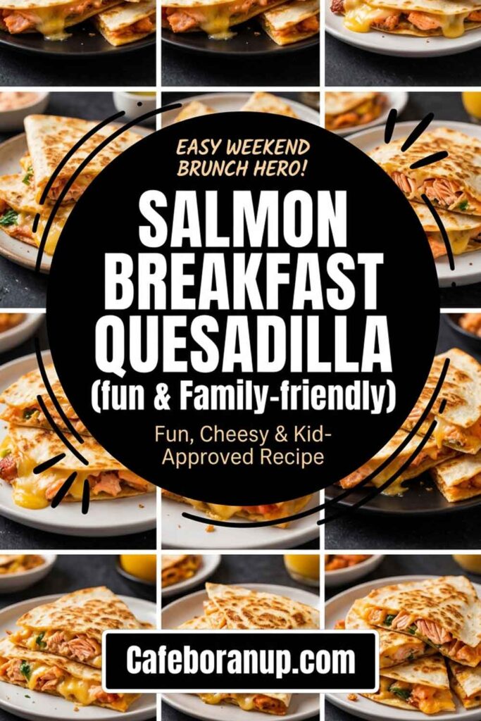 Salmon Breakfast Quesadilla